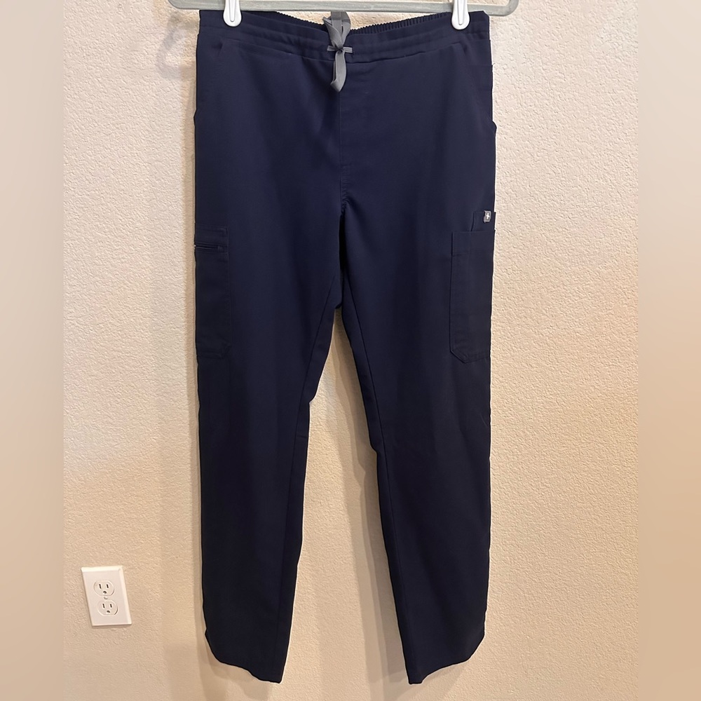 Figs Yola Skinny scrub pants-SIZE SMALL, Navy